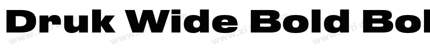 Druk Wide Bold Bold字体转换